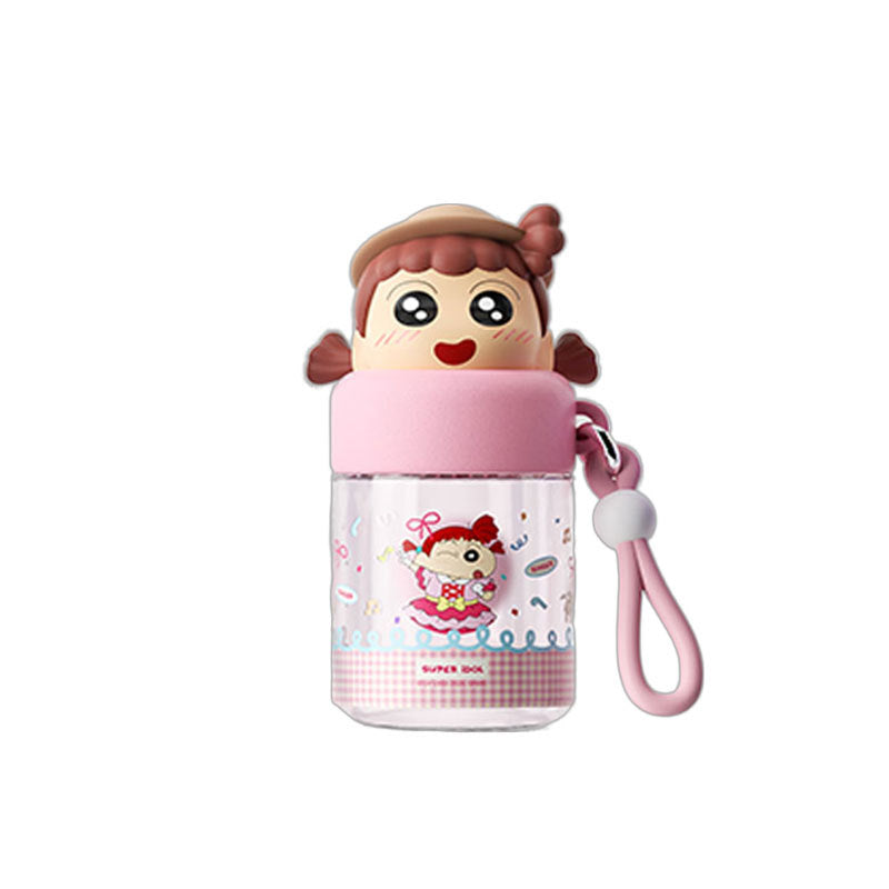Damen Trinkflasche mit verspieltem Tierkopf-Design Brehn