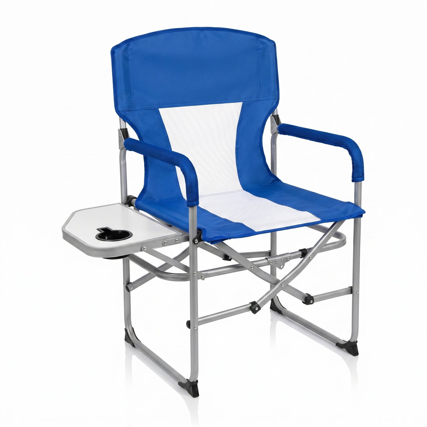 Faltbarer Campingstuhl Mit Seitlichem Tisch Brehn