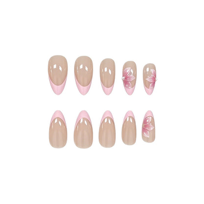 Luxuriöse florale Nagelkunstverbesserungen Brehn