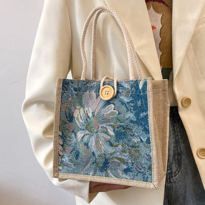 Dekorativer floral Handtasche