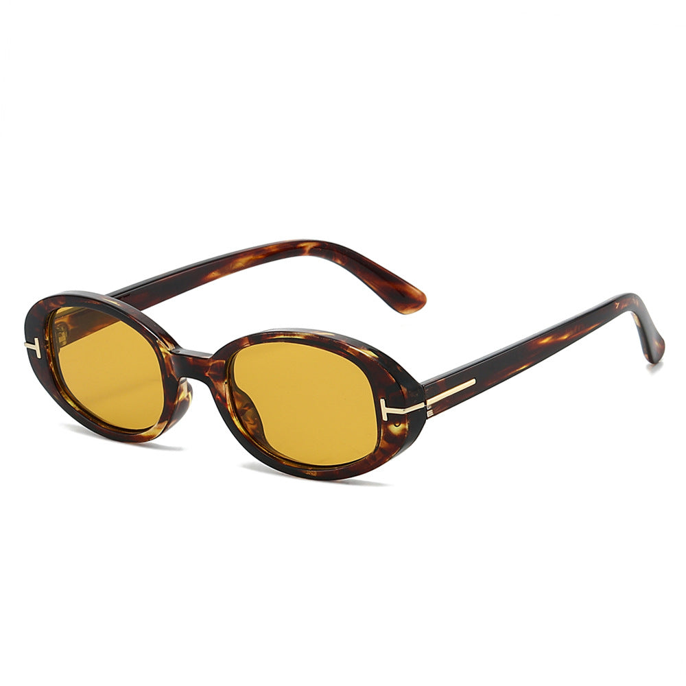 Elegante Übergroße Oval Sonnenbrille Brehn