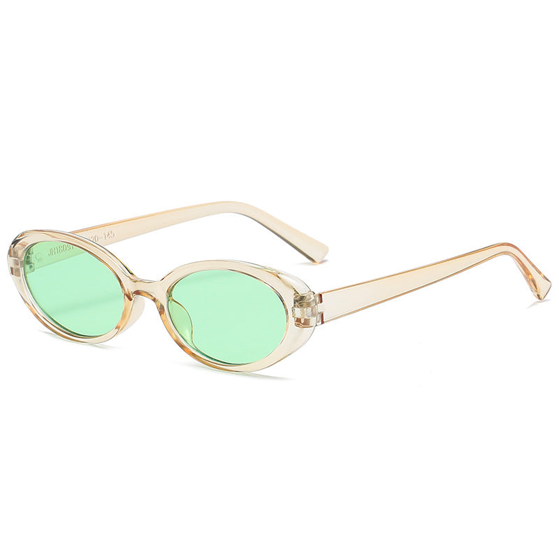 Damen elegante Cat-Eye Sonnenbrille mit einzigartigem Animal-Print Brehn
