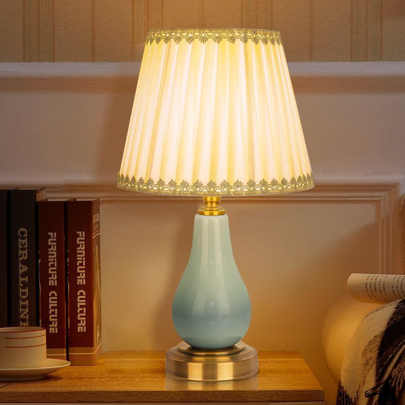 Künstlerische dekorative Keramik Tischlampe