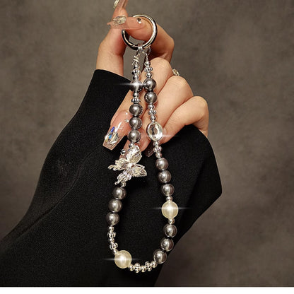 Eleganter Charm Perlen Schlüsselanhänger Brehn