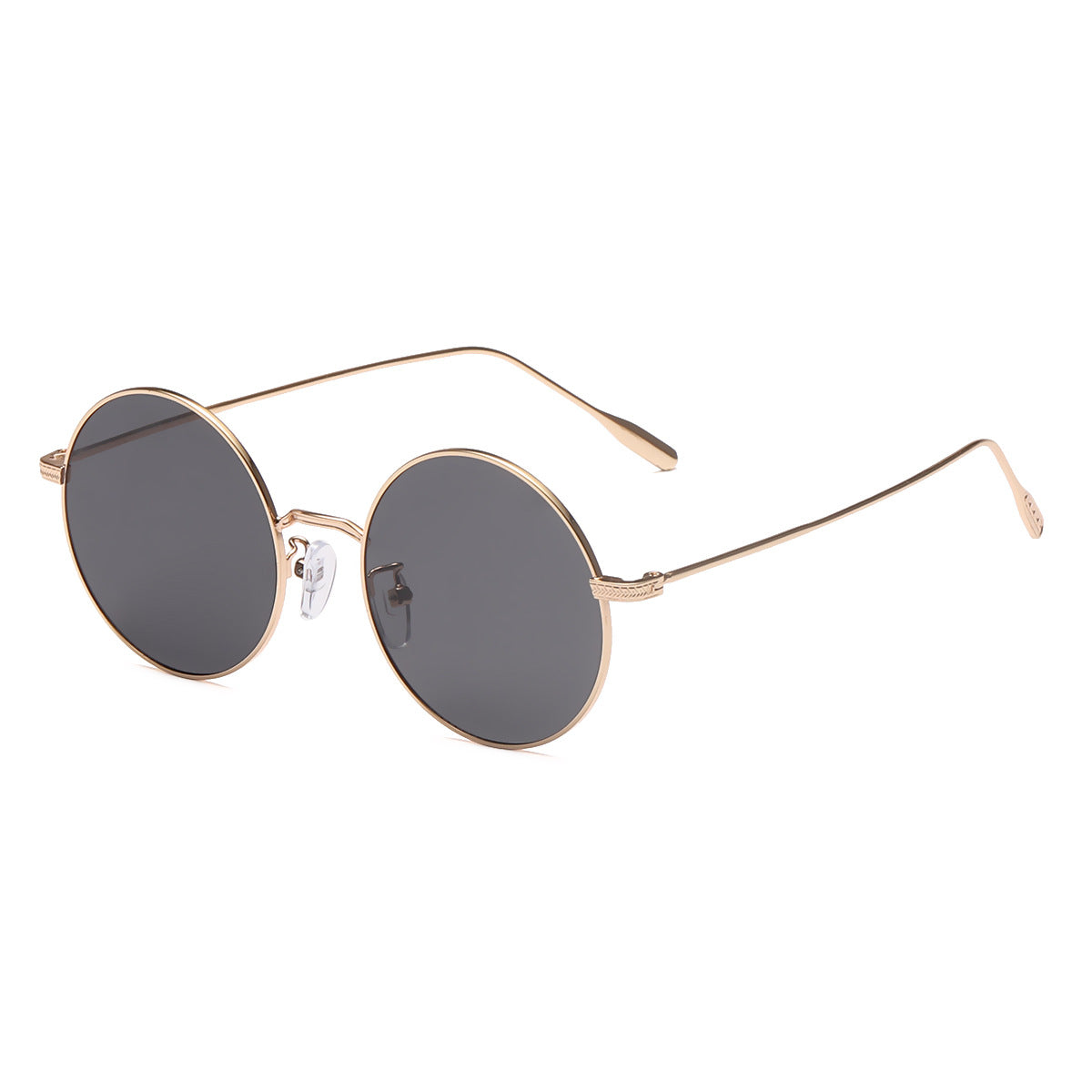 Damen runde Sonnenbrille mit elegantem Metallrahmen und polarisierten Gläsern Brehn
