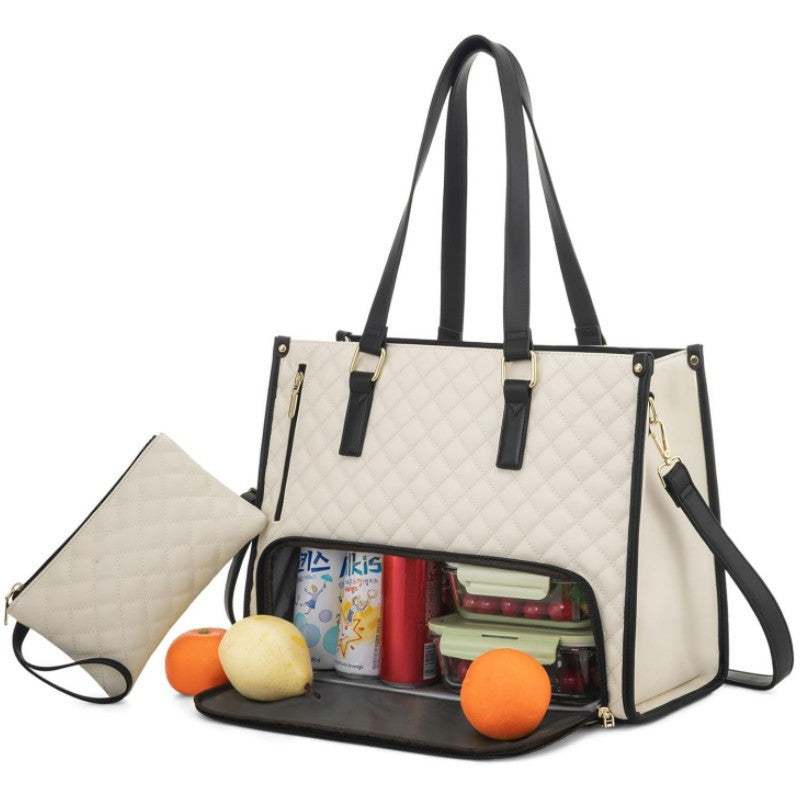 Isolierte Mehrfächertasche für das Mittagessen