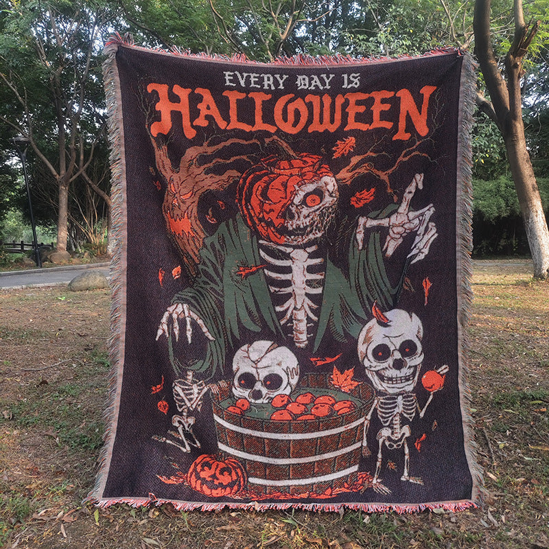 Halloween-Themen Wandteppichdecke