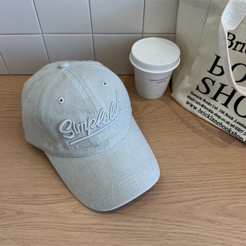 Damen Casual Weiches Stoff Verstellbare Baseballmütze Brehn