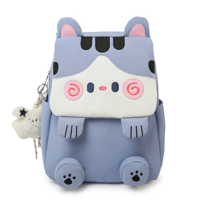 Niedlicher katzenmotivierter Plüsch-Rucksack Brehn