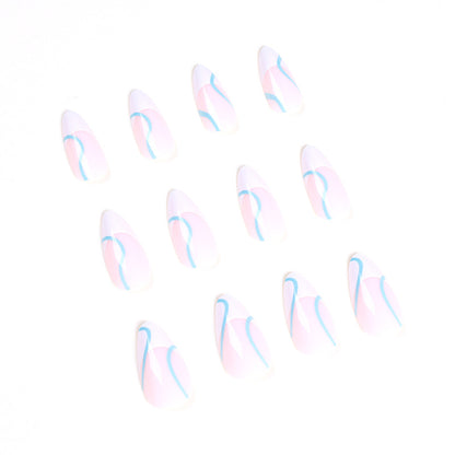 Kunstvolle Nagelverlängerungen im eleganten Design mit farbenfrohen Akzenten Brehn