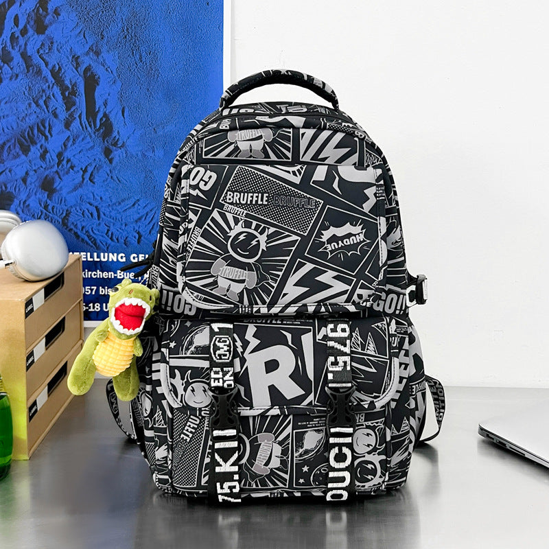 Grafikdruck Hochkapazitäts Schulrucksack