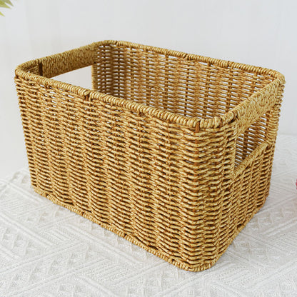 Handgefertigter natürlicher Rattan-Aufbewahrungskorb Brehn