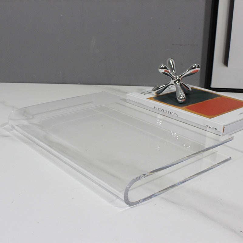 Moderner Klarer Acryl Buchständer