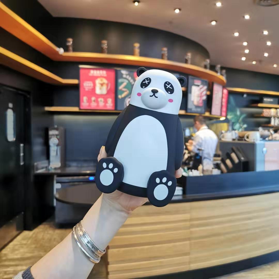 Damen kreative Panda Trinkflasche Brehn