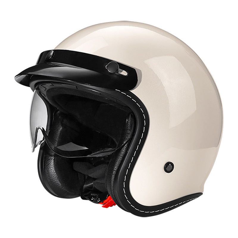 Stylischer Offene-Face Motorradhelm Brehn