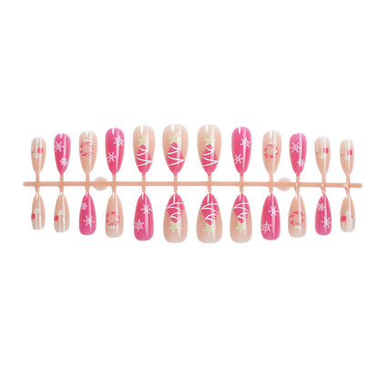 Festliches saisonales Press-On Nagelkunst Set Brehn