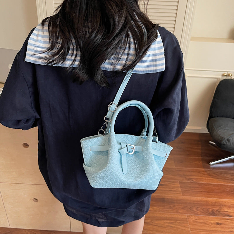 Stylish Woven Structured Handbag Brehn