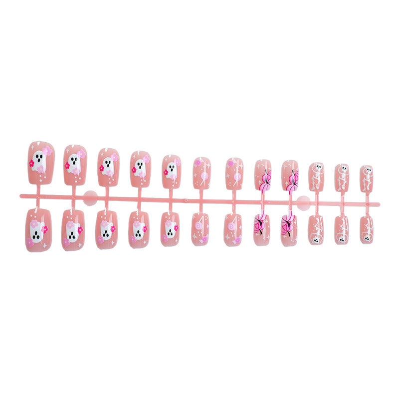 Verspieltes Themen-Press-On-Nagel-Set Brehn