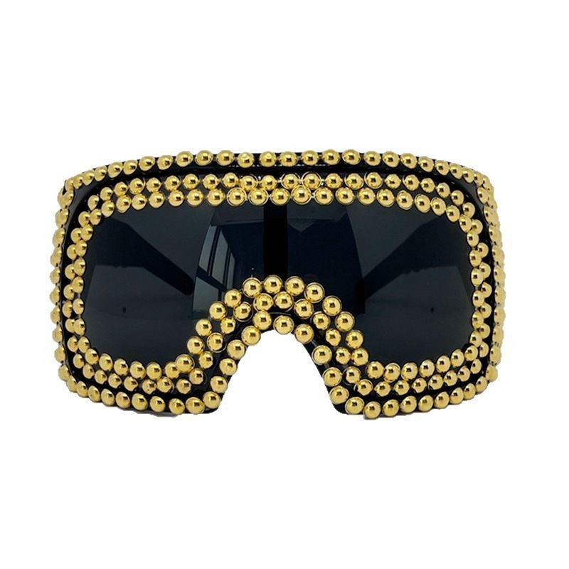 Damen modische Skibrille mit einzigartigem Nieten-Design Brehn