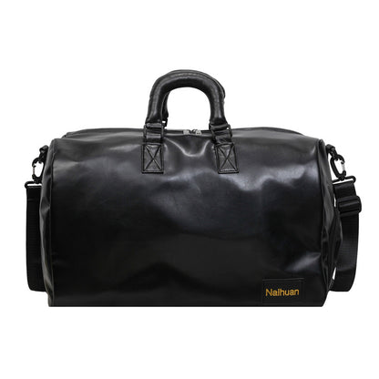 Premium Leder Reise-Duffel-Tasche