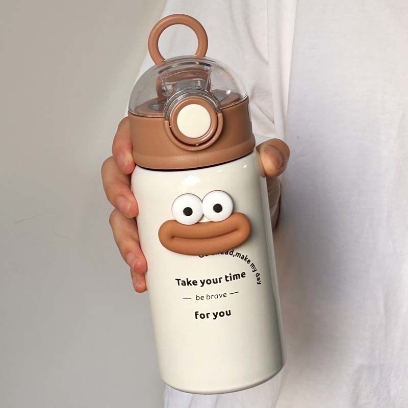 Damen Wasserflasche Brehn für Kinder mit lustigem Design
