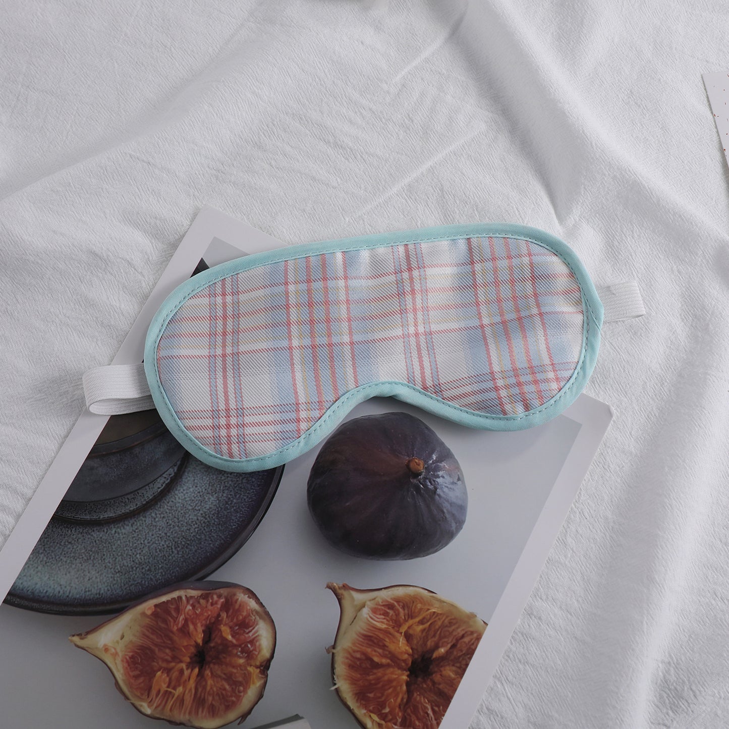 Unisex nan weich gepolsterte Schlafmaske mit verstellbarem Elastikband Brehn