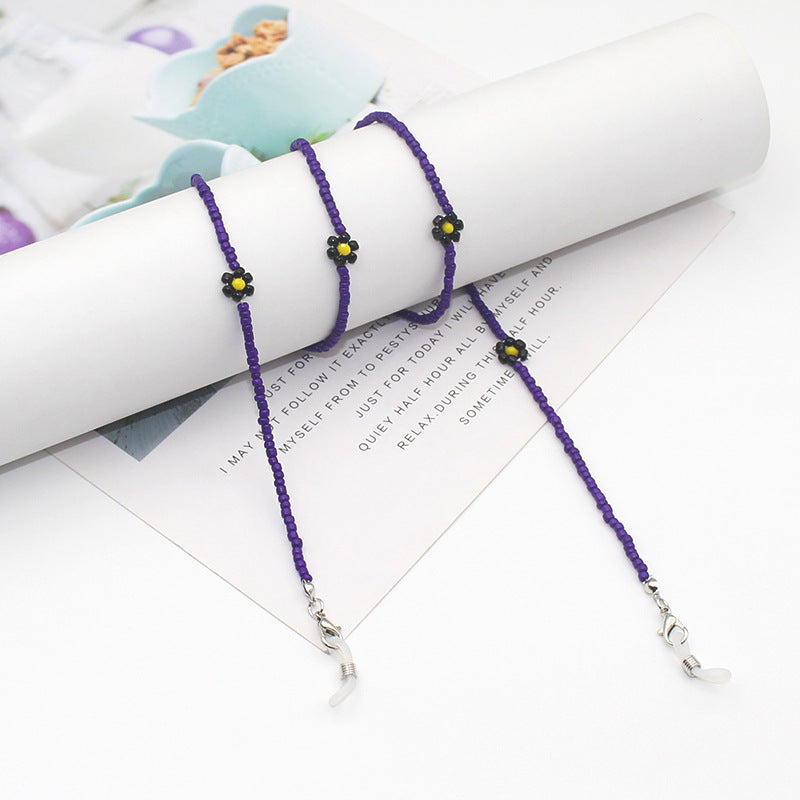 Floral Beaded Eyewear Chain Brehn