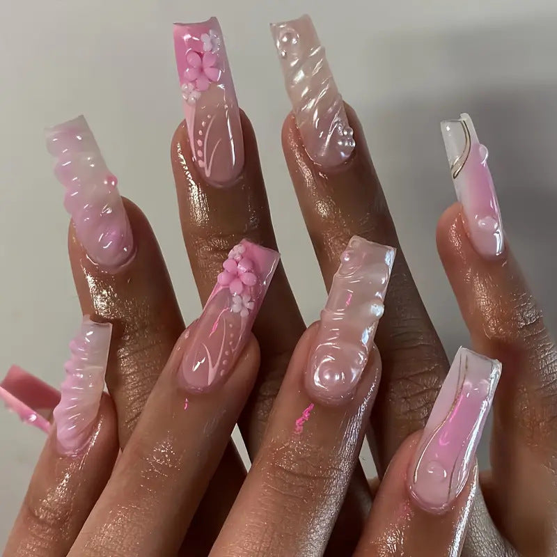 Künstlerische Blumen Nagelverzierungen Brehn 1787977866