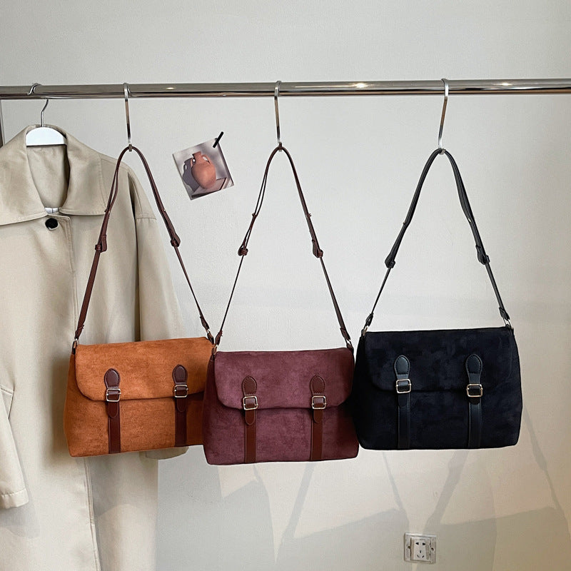 WoChic Vintage-Style Umhängetasche Brehn