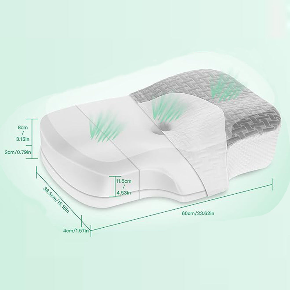 Ergonomisches Schlafkissen mit Kühlender Gel-Füllung Brehn
