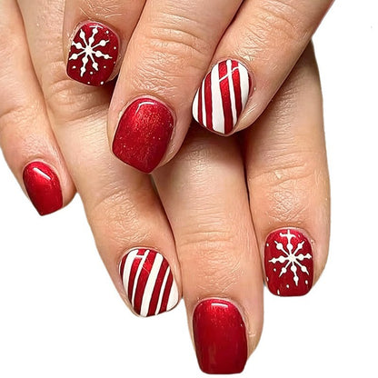 Festliches Winter Nagelkunst Set Brehn