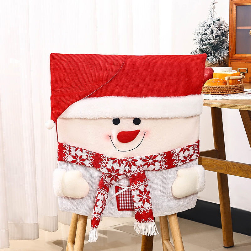 Festlicher Weihnachts-Stuhlüberzug Brehn