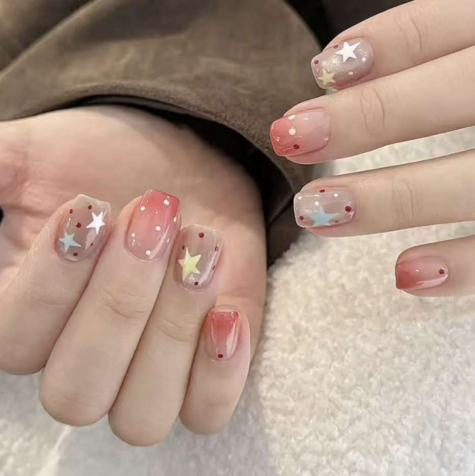 Verspielt Themen Press-On Nagelset Brehn