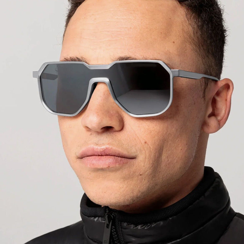 Damen extravagante geometrische Sonnenbrille mit schützendem UV-Filter Brehn