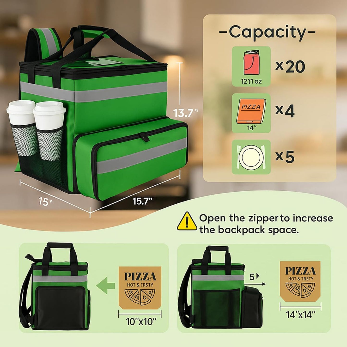 Damen Multifunktionale Kühltasche Brehn