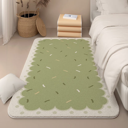 Niedlicher blumenmuster Teppich aus Memory Foam Brehn