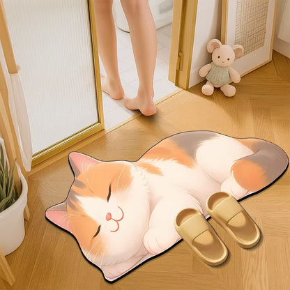 Kat-Themen Plüsch-Badematte Brehn