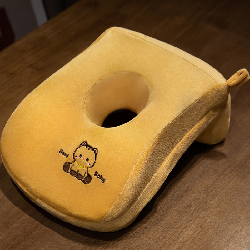 Plüsch Nackenstützkissen mit ergonomischer Aussparung Brehn