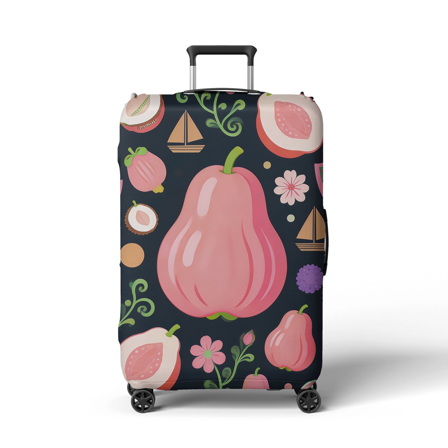 Damen Koffer-Hülle mit fröhlichem Obstdesign Brehn