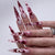 Gothic Blood-Drip Stiletto Nägel Brehn
