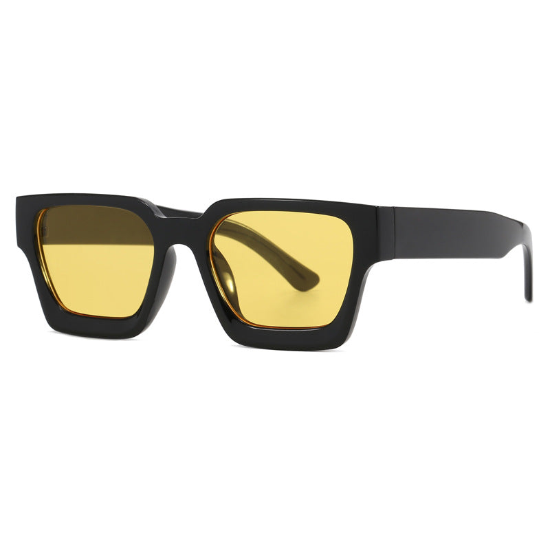 Damen Modische Oversized-Sonnenbrille mit quadratischem Rahmen Brehn