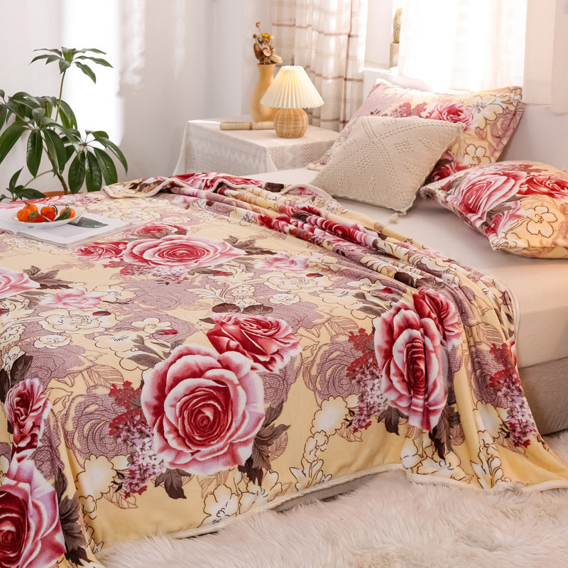 Damen Fleece-Decke Brehn
