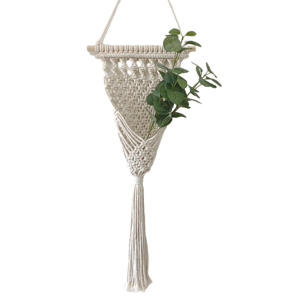 Dekorative Makramee Wandbehang mit eleganten Fransenquasten Brehn
