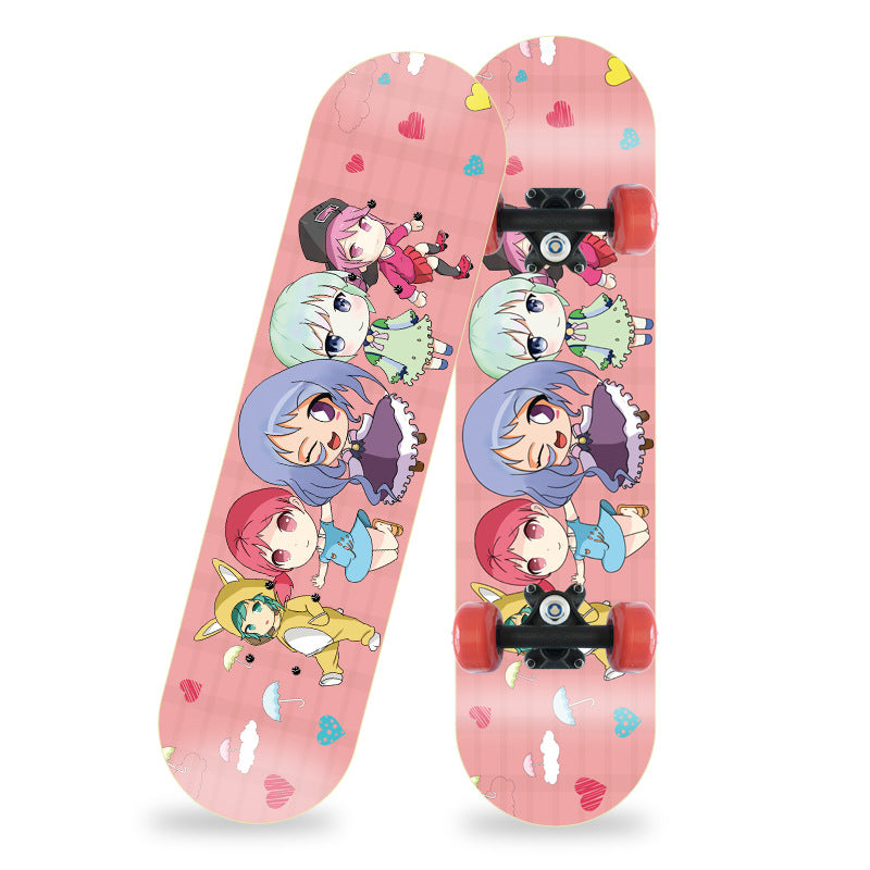 Cartoon-inspirierte Mini-Skateboard Brehn