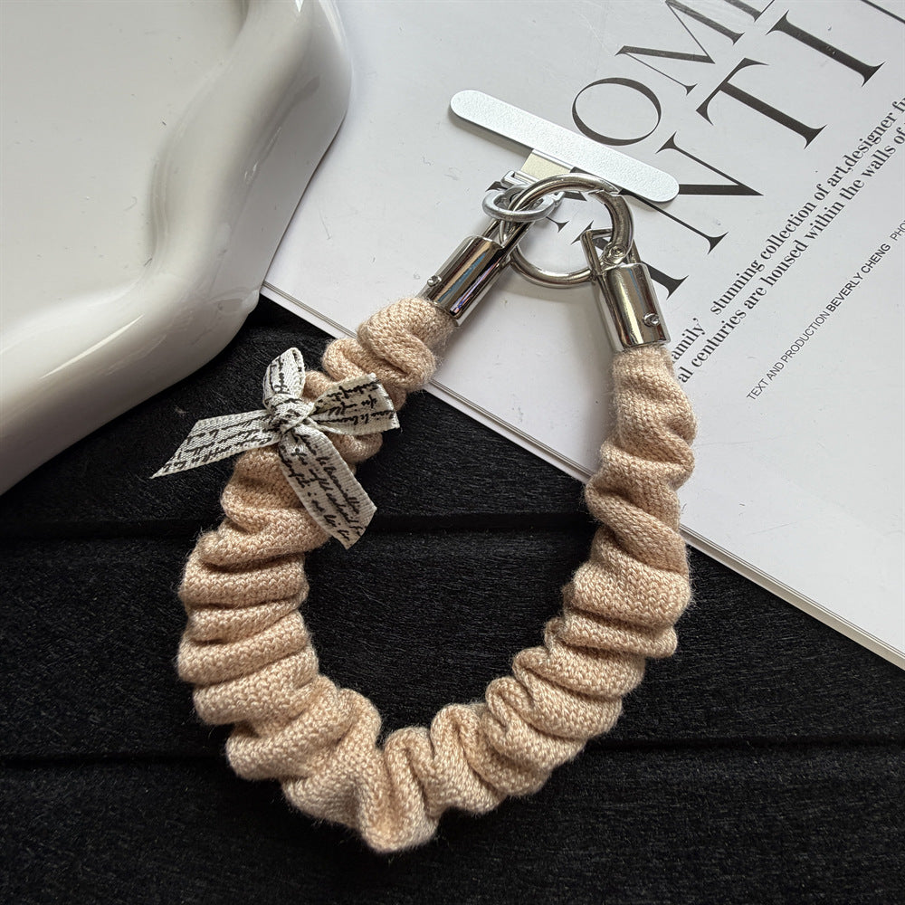 Dekorativer Scrunchie Schlüsselanhänger Halter Brehn