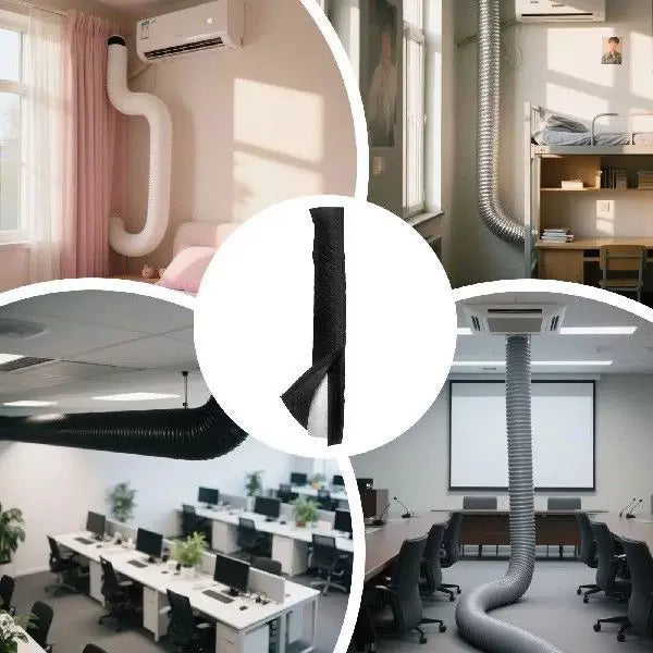 Unisex Einheitsgröße flexible isolierte Kältemittelleitungshülle mit reflektierender Wärmeschutzschicht Brehn