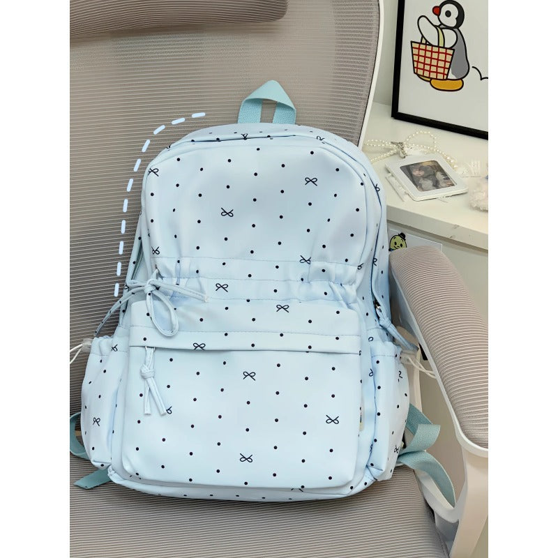 Stylische Polka Dot Freizeit Rucksack Brehn