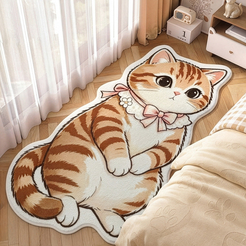 Katzen-Themen Plüsch-Teppich
