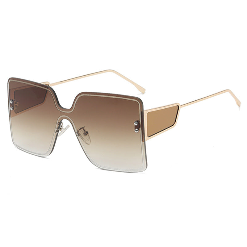 Damen oversized Geometric Sonnenbrille Brehn