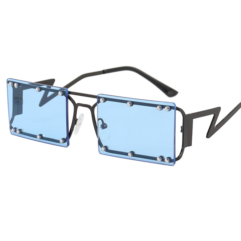 Damen Modische Sonnenbrille mit auffälligem geometrischem Design Brehn